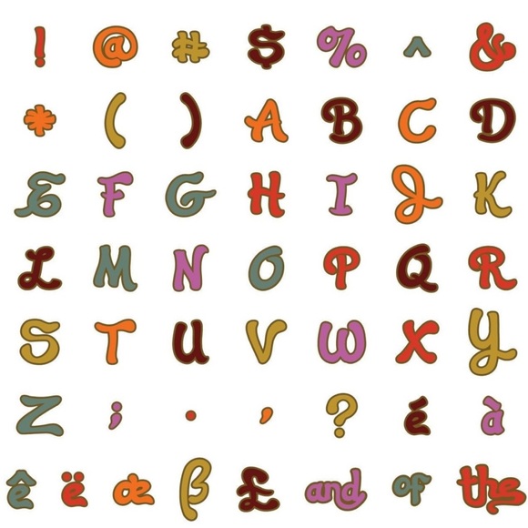 Cricut TYPE CANDY fonts - Picture 4 of 15